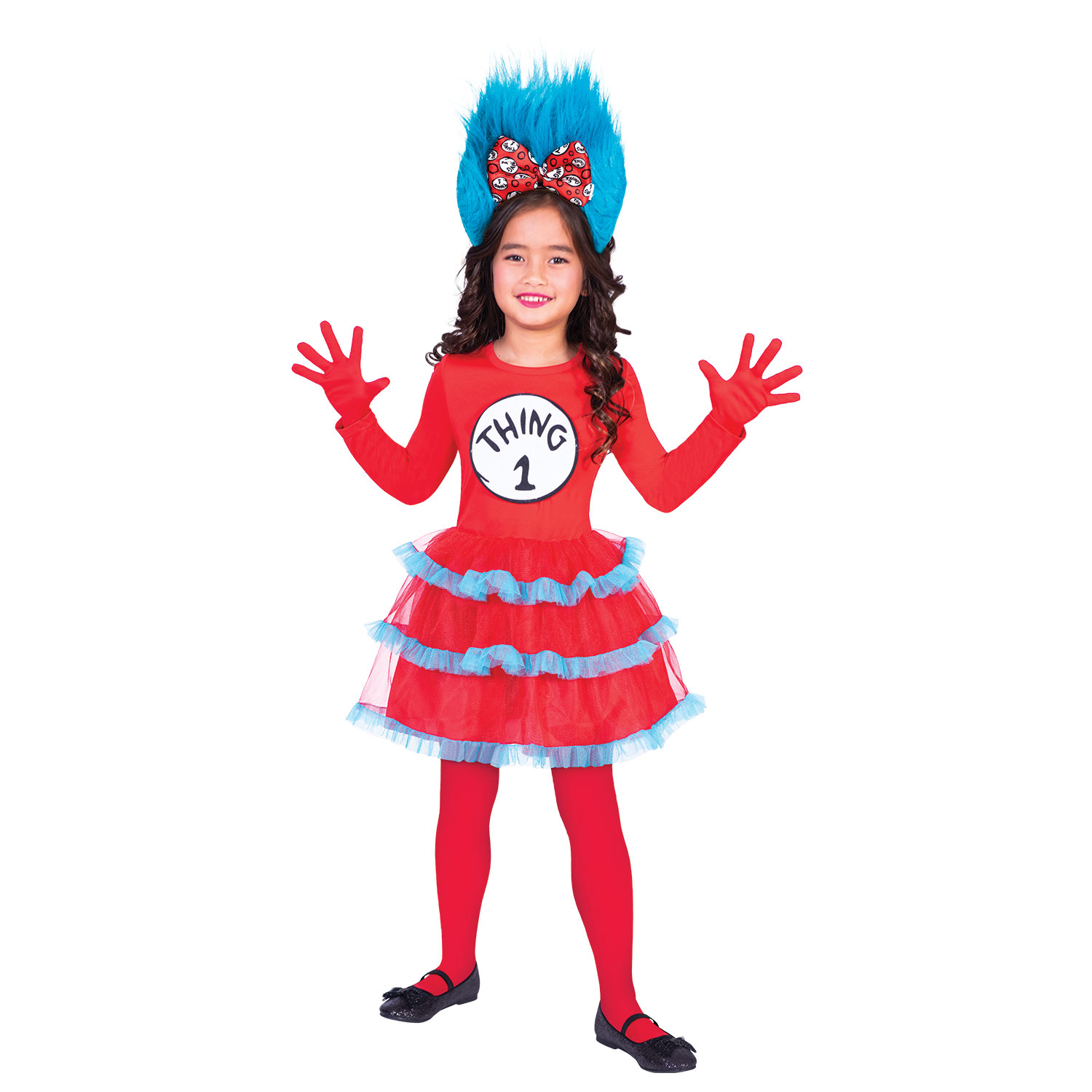 Thing One and Thing Two Dress Set Age 6 8 Years 1 PC Amscan International